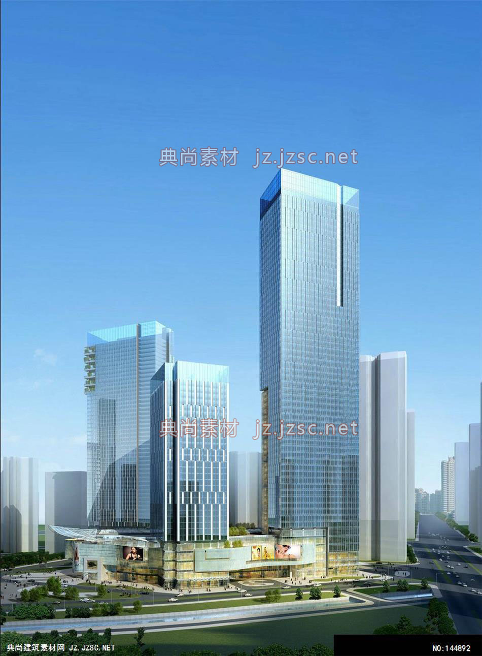 凯里森-shk-301效果图-办公楼效果图办公建筑