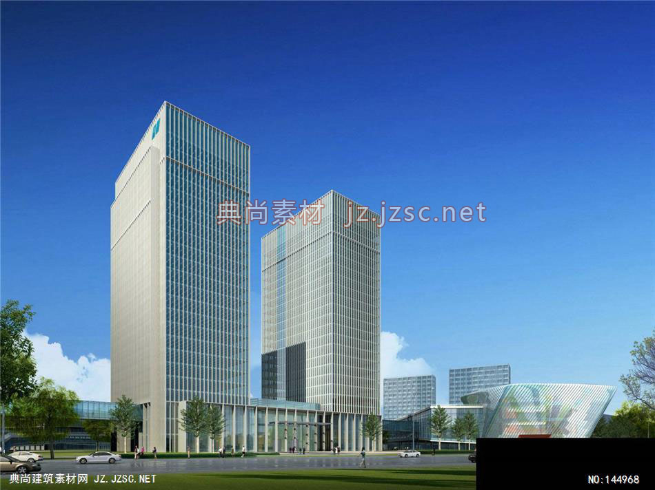 公建一所吴工北京华能修改23效果图-办公楼效果图办公建筑