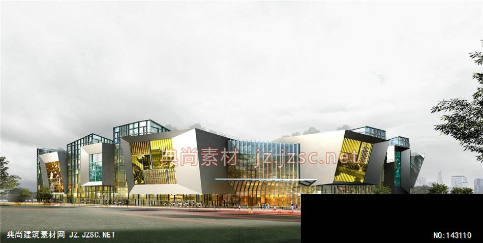 凯里森-上海万科2-6效果图异形建筑效果图