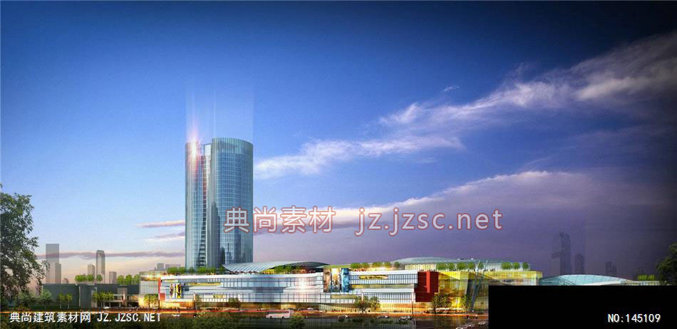 凯里森-杭州星光大道-402效果图-办公楼效果图办公建筑