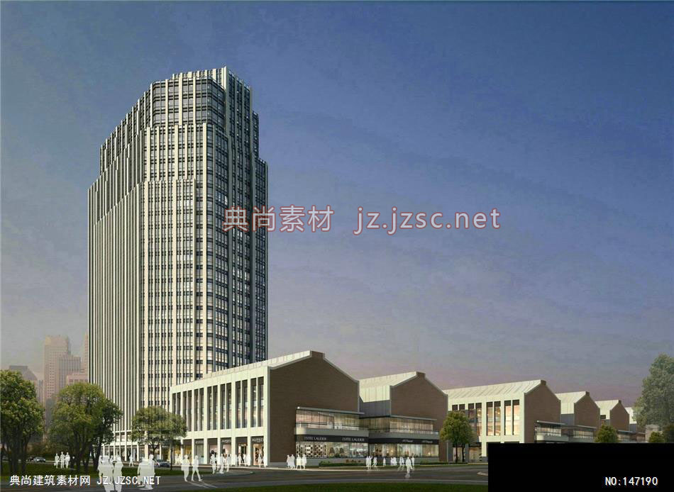 柯凯-赵工-SOHO 上海卢湾43号街坊第二轮-1效果图-办公楼效果图办公建筑