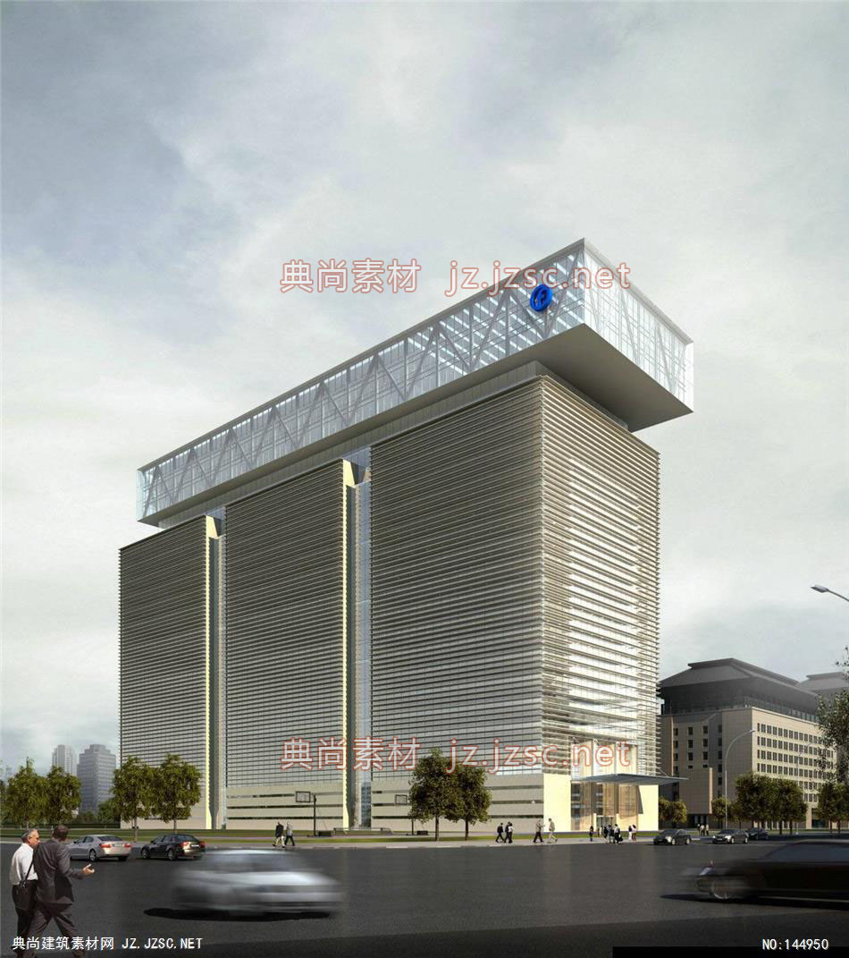 公建一所吴工北京广发银行第三轮4效果图-办公楼效果图办公建筑