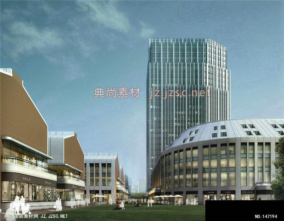 柯凯-赵工-SOHO 上海卢湾43号街坊第二轮-4效果图-办公楼效果图办公建筑