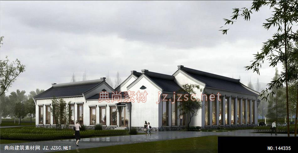 东岸-江工-茶文化园第三轮-6效果图-办公楼效果图办公建筑