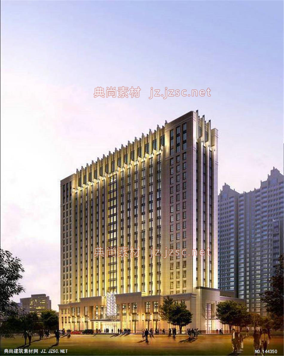 东岸-江工-上东花园效果图-办公楼效果图办公建筑