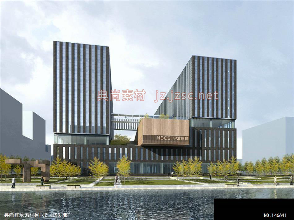 马工-办公楼-3效果图-办公楼效果图办公建筑