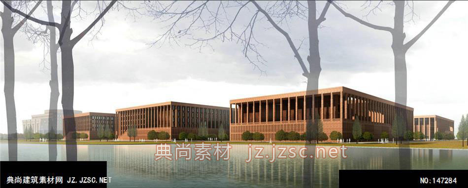 李老师-刘工-南开大学-4效果图-办公楼效果图办公建筑