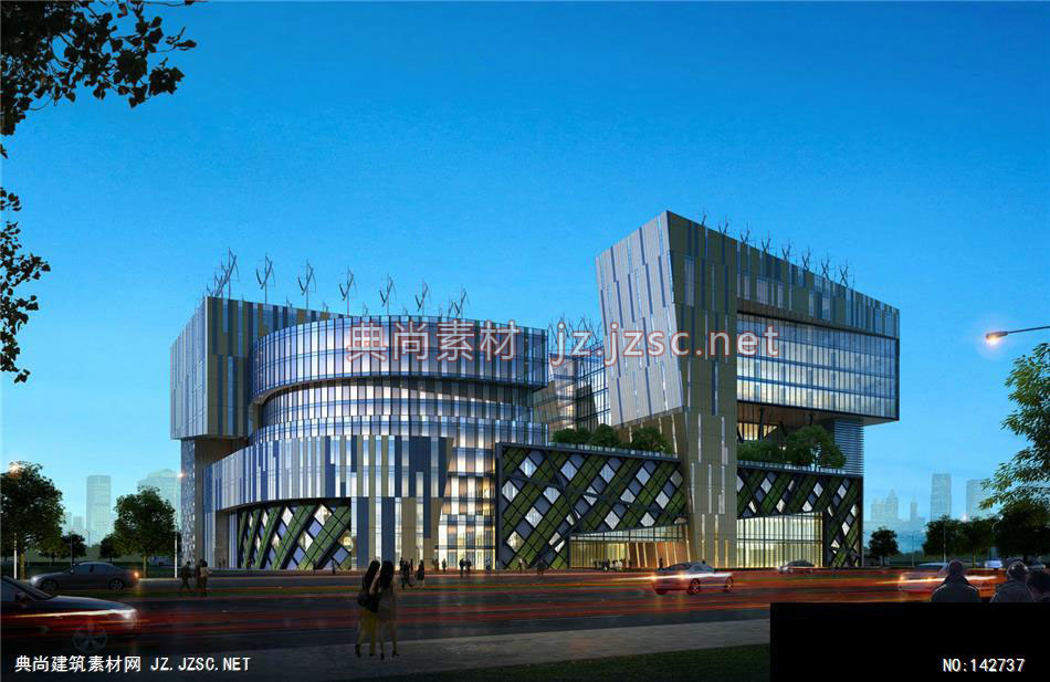 同济大学建筑设计研究院（土木分院）-何工-杭州办公楼-2效果图