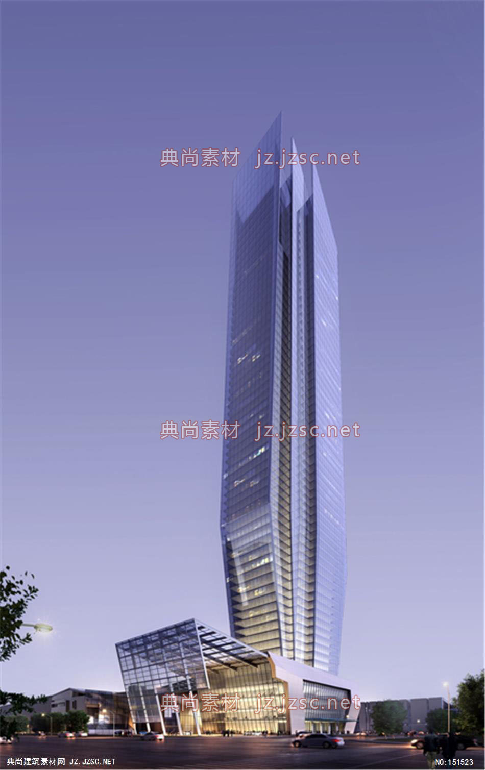 南京河西项目03高层办公效果图+交通及医疗建筑效果图