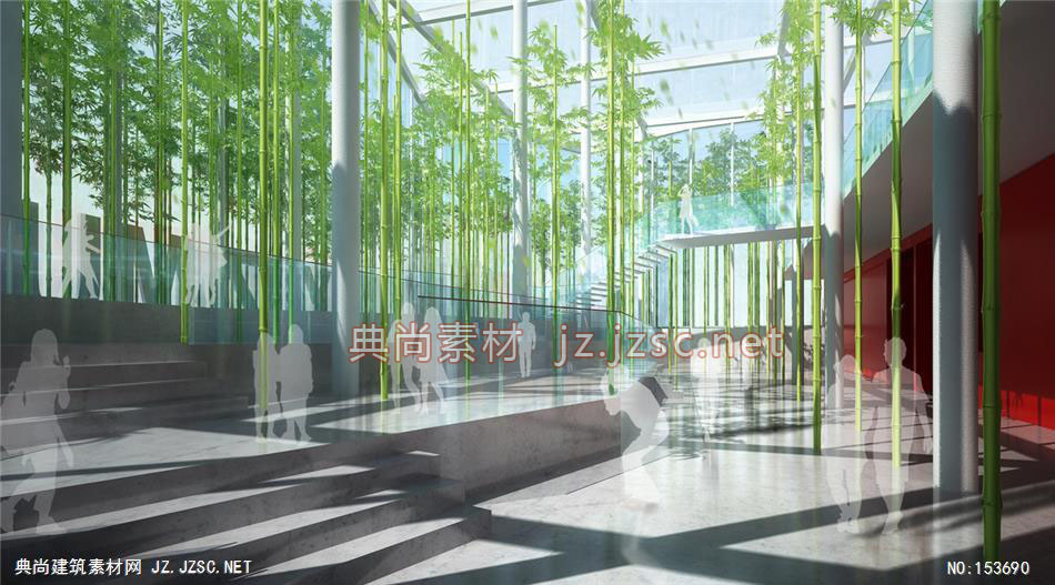 上海余德耀美术馆04-规划效果图设计+文化建筑效果图