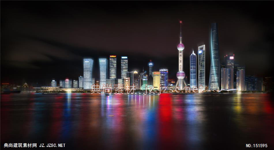 上海陆家嘴01高层办公效果图+交通及医疗建筑效果图