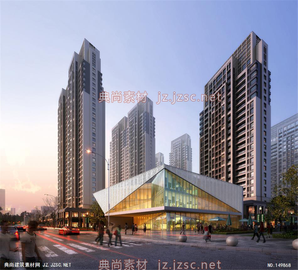 洛阳某项目15 住宅建筑效果图 住宅效果图