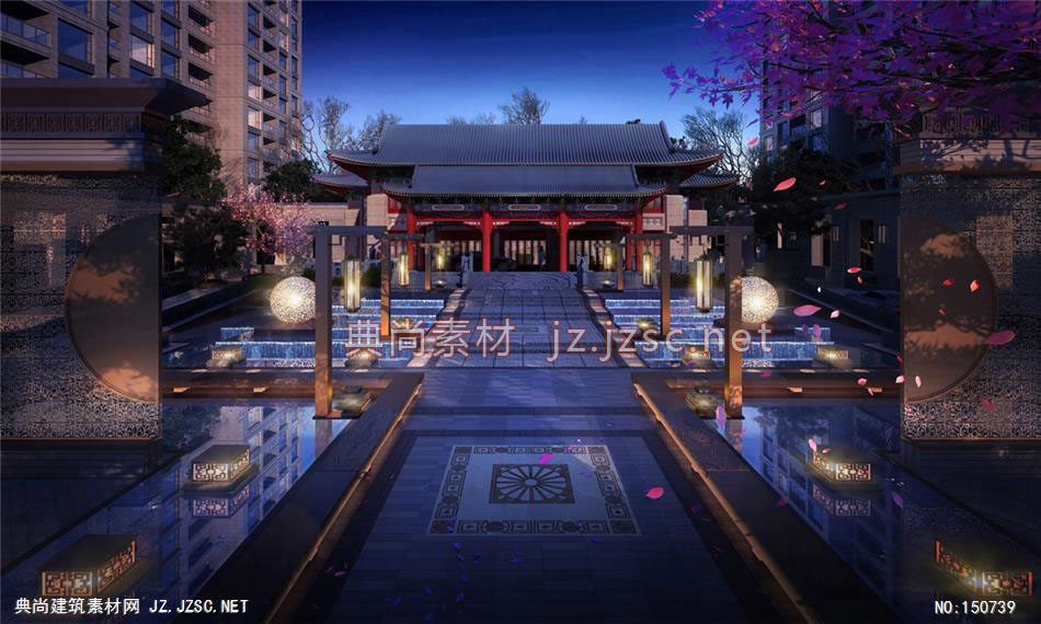 上海吴中路项目06别墅效果图+多层办公效果图建筑