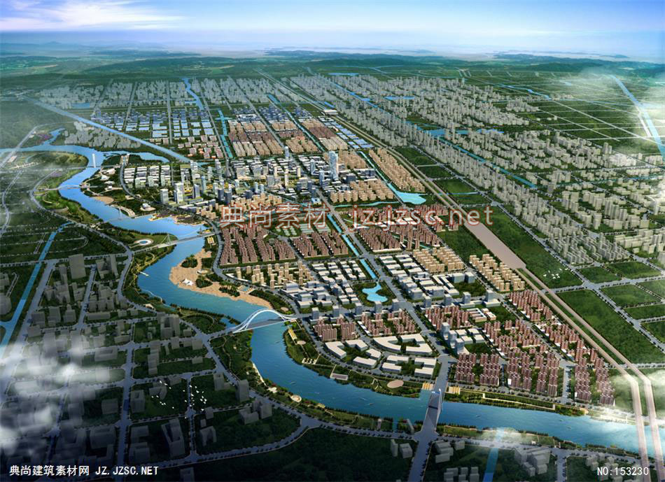 亳州规划10-规划效果图设计+文化建筑效果图