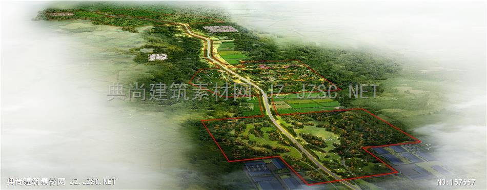 1301-07(景观)-东方园林-通辽国道第二轮修改-sxz-sxx 建筑效果图