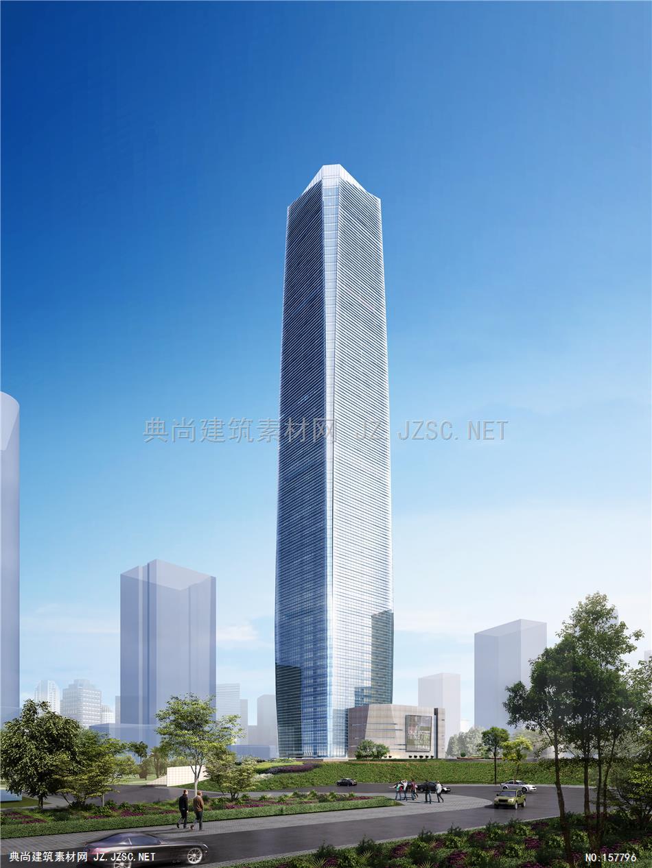 1301-18-公建-集约-天和高层-第二轮-hj03 建筑效果图