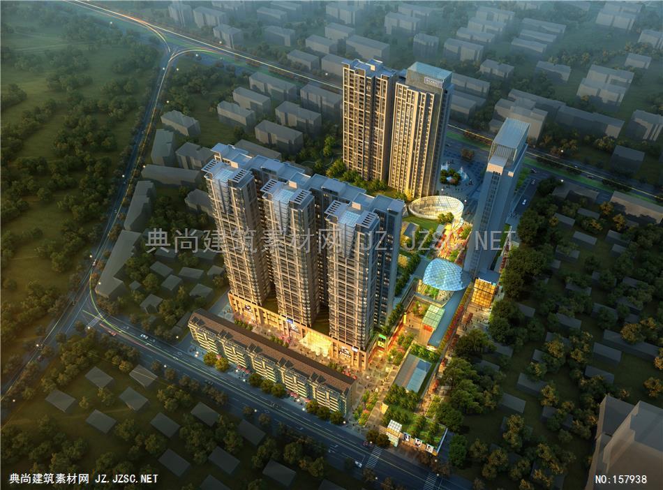 1301-32((商业）-连云港商业nk 02zxr-syx 建筑效果图