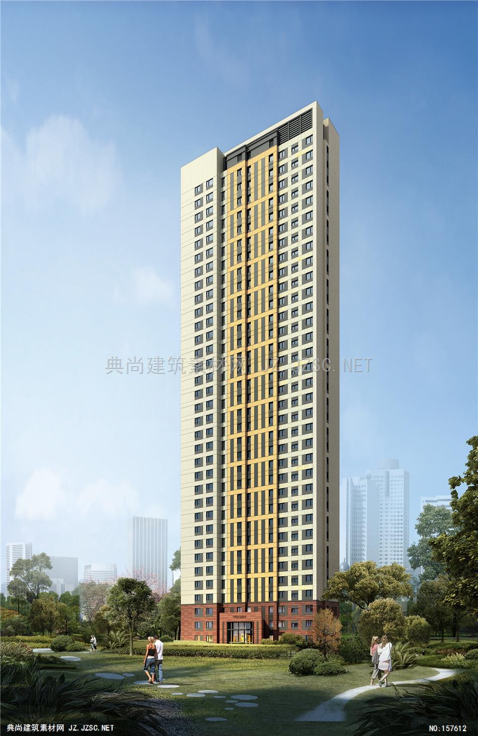 1212-59（住宅)北京天华-大连金纺厂-2T5-02-sy-yhj 副本 建筑效果图