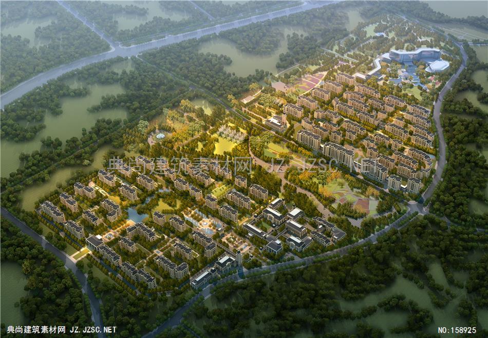 1301-57(规划）济景-北京密云规划修改-cr  建筑效果图
