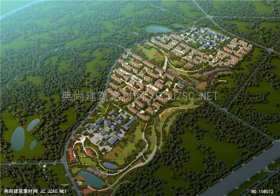1301-42(规划）济景-北京密云规划第二轮 -cr 建筑效果图