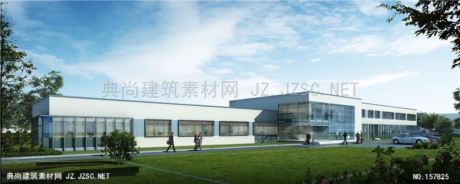 1301-22(公建)-核工院-汽轮机厂办公楼-c01-glc-ce 建筑效果图