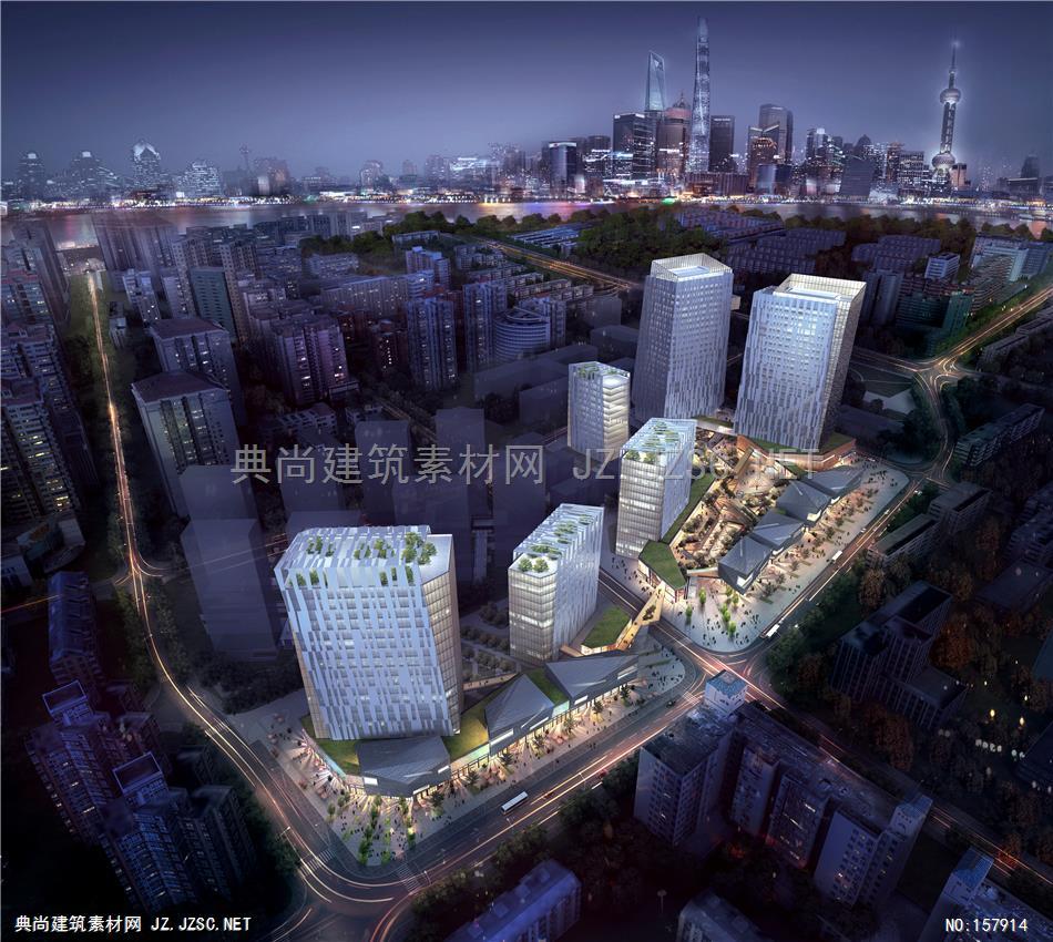 1301-30(商业）U国际-保利长阳路=01-kj-ok 建筑效果图