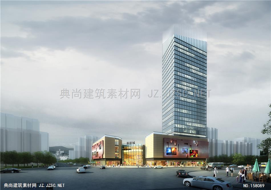 1301-43规划）MO-南昌住宅项目第二轮-fxc0124 建筑效果图