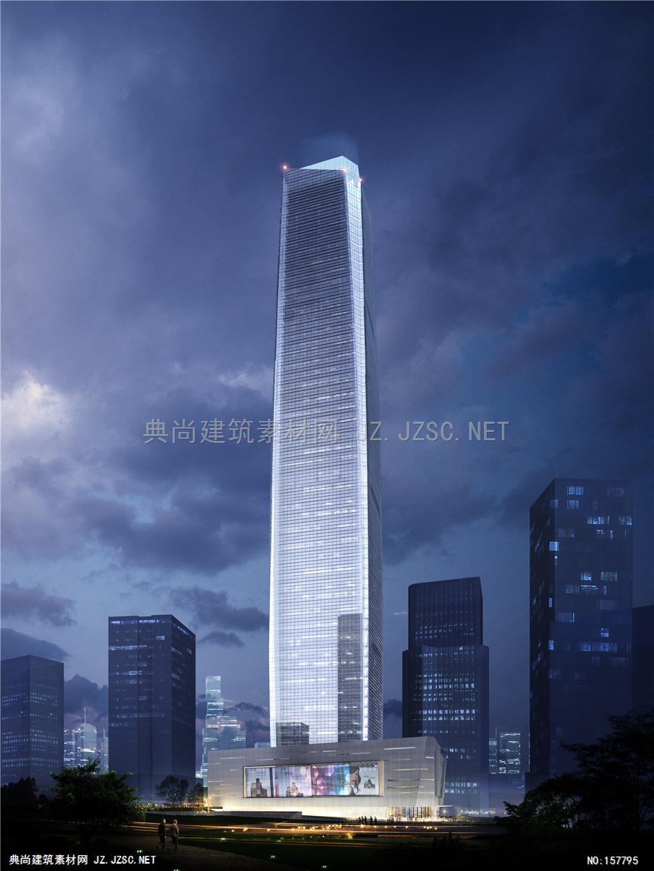 1301-18-公建-集约-天和高层-第二轮-hj02 建筑效果图