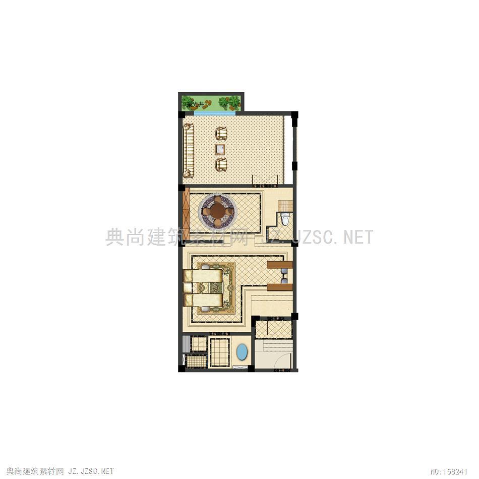 1301-44宝治-中治梧桐园--负一层-xrc 建筑效果图