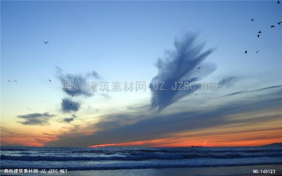 高清夕阳晚霞天空素材A (20) 天空配景精美天空