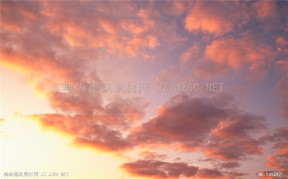 高清夕阳晚霞天空素材A (146) 天空配景精美天空