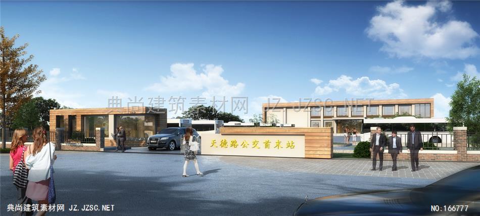 小区大门-入口效果图lyr2018322F1入口透视LZ副本居住区住宅大门