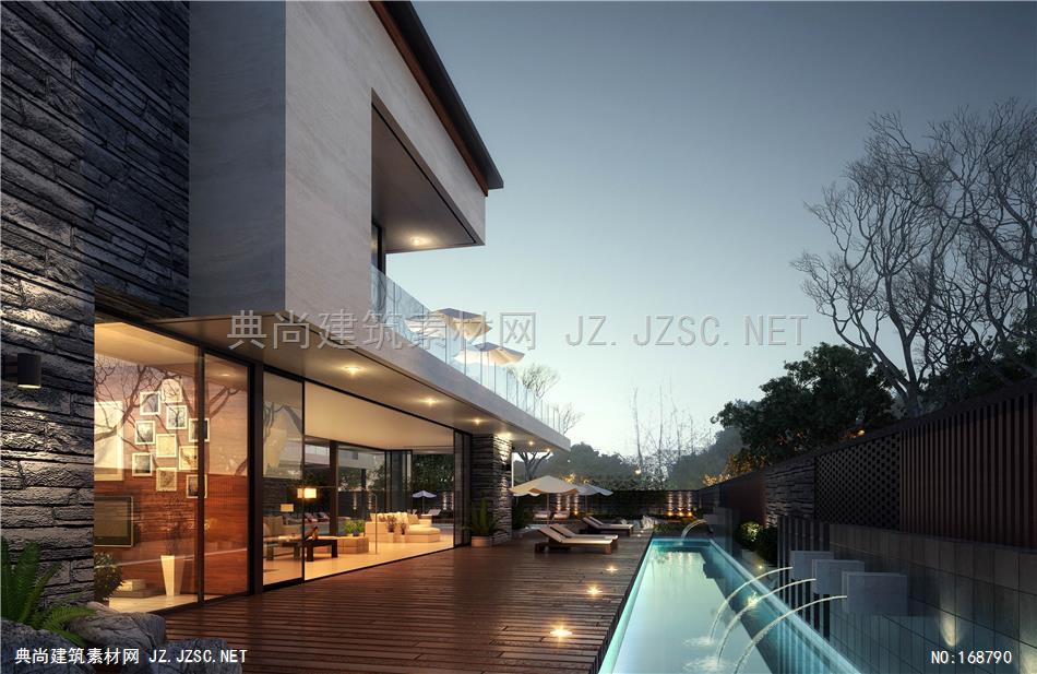 会所售楼处销售中心JZ-035-8-著名设计公司最新建筑效果图素材建筑图片