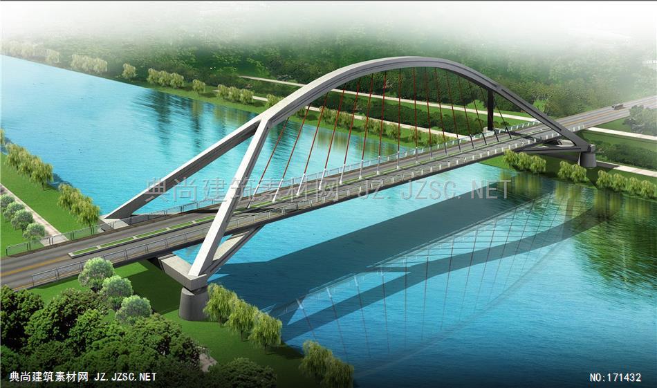 桥梁 (26)桥梁方案设计效果图