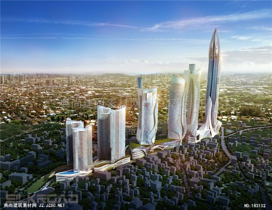 arial 2new白建筑效果图