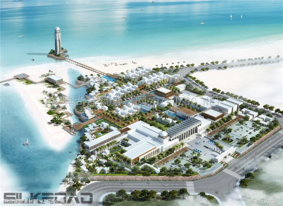 Aedas-Hasik Hotel resort01建筑效果图