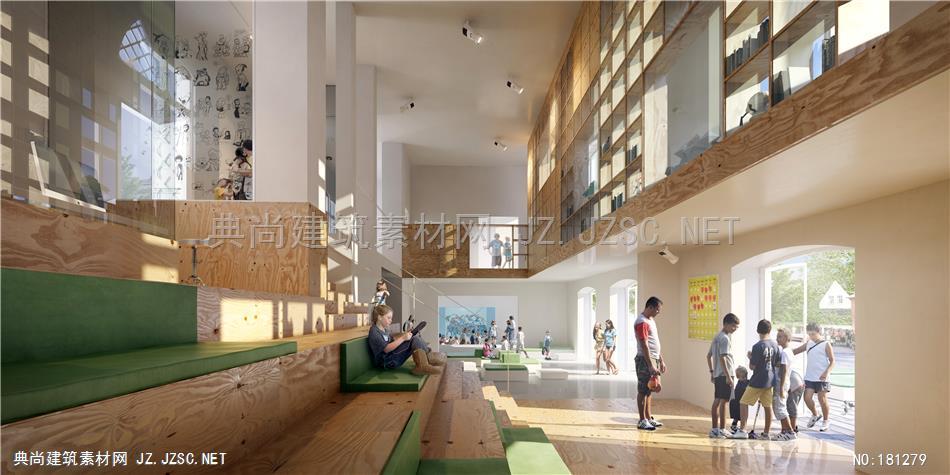 Effekt-HelsingorSchool-interior-www.mir.no建筑效果图