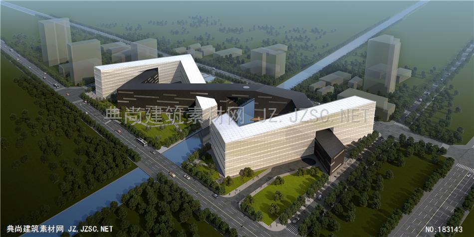 ARQ-kingyai changningA!建筑效果图
