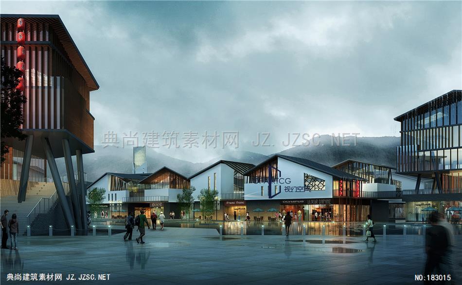 地标项目效果图合集 张(33)建筑效果图