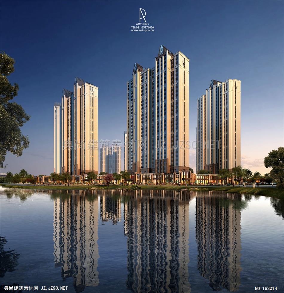 多住宅ART PRO作品_1016建筑效果图