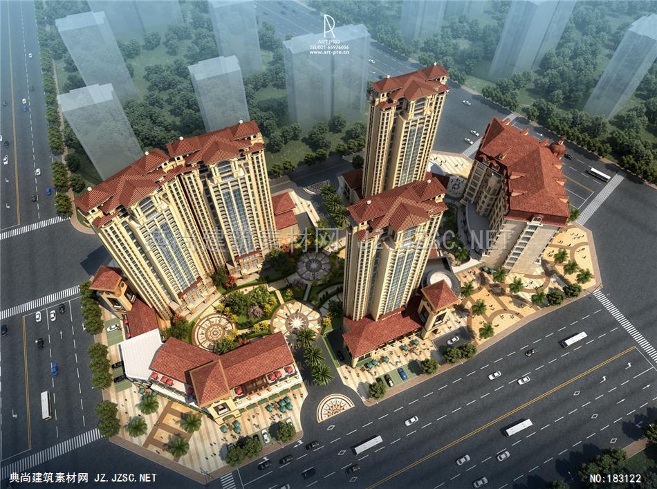 多住宅ART PRO作品_0979建筑效果图