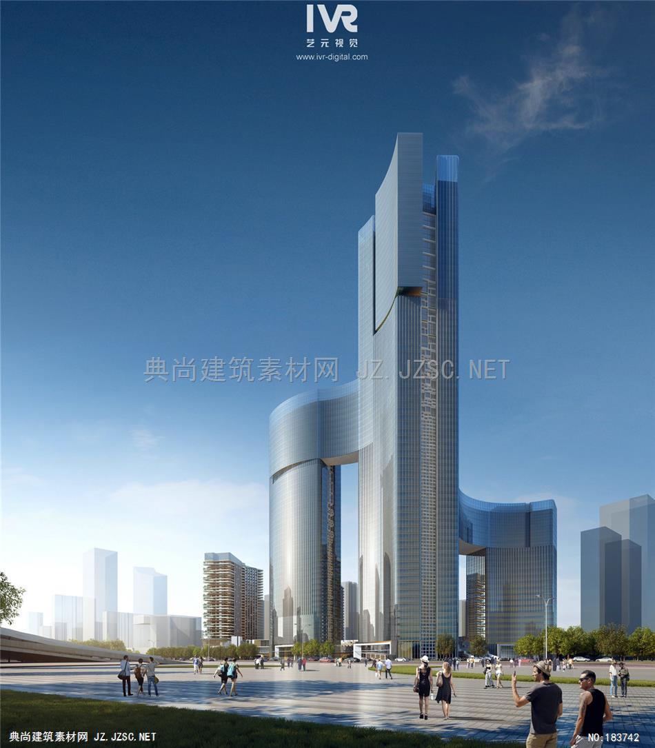 C  201912001-透视日景02_Pro (1)建筑效果图