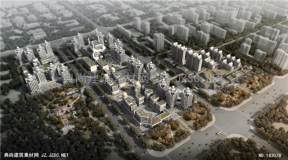地标项目效果图合集 张(56)建筑效果图