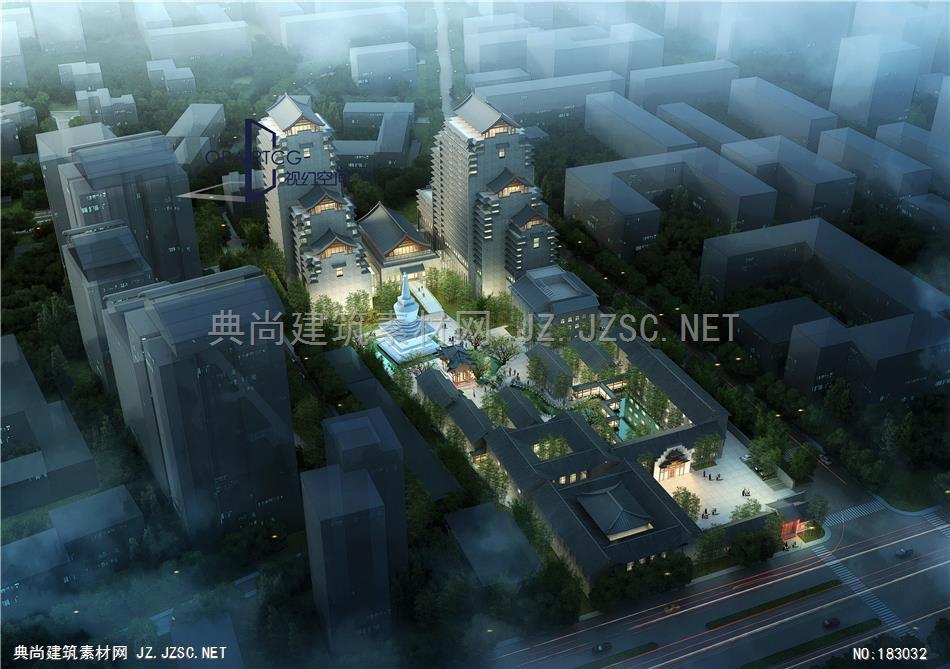 地标项目效果图合集 张(39)建筑效果图