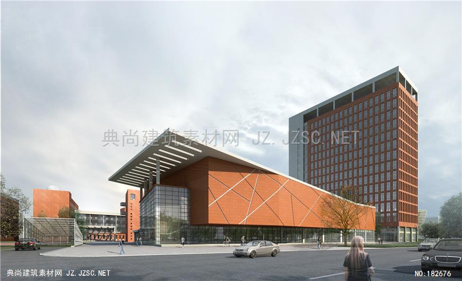 201006081北方院学校-RS05 -LYG建筑效果图