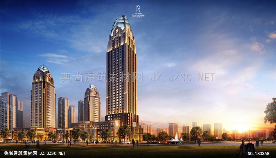 多住宅ART PRO作品_1075建筑效果图