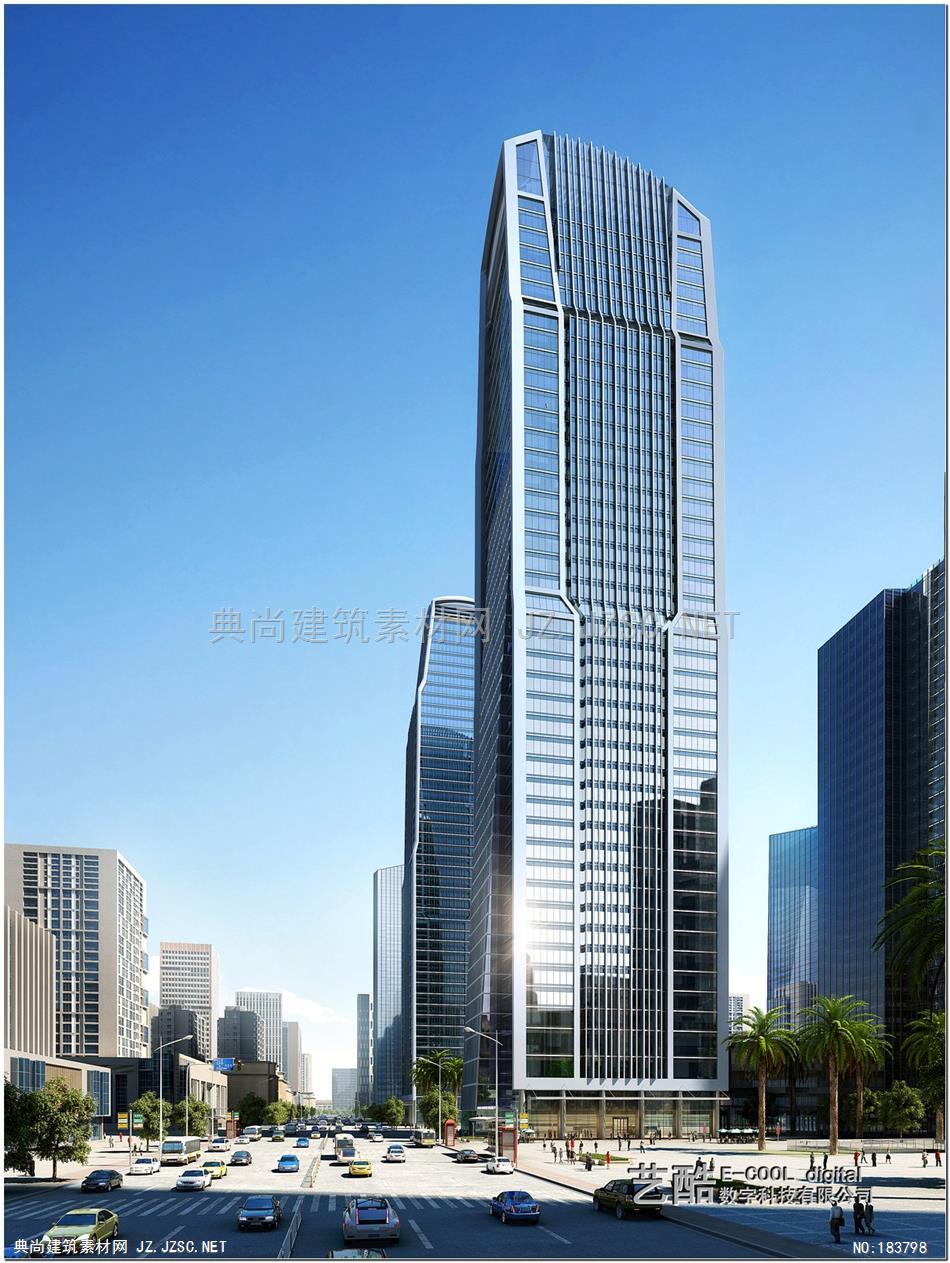 方案一-白天-08012建筑效果图