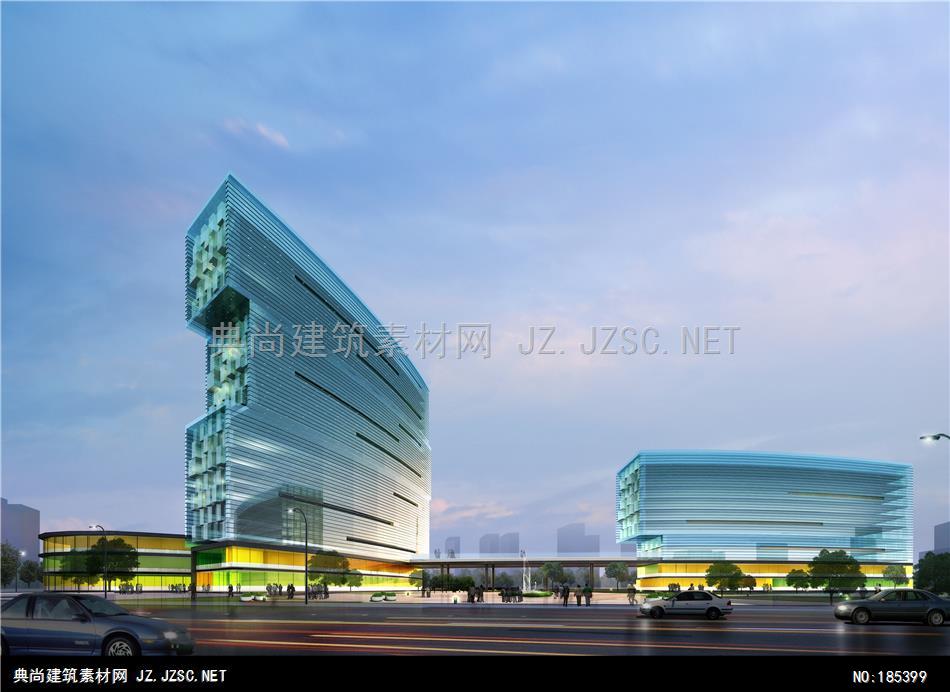-办公楼效果图16-2