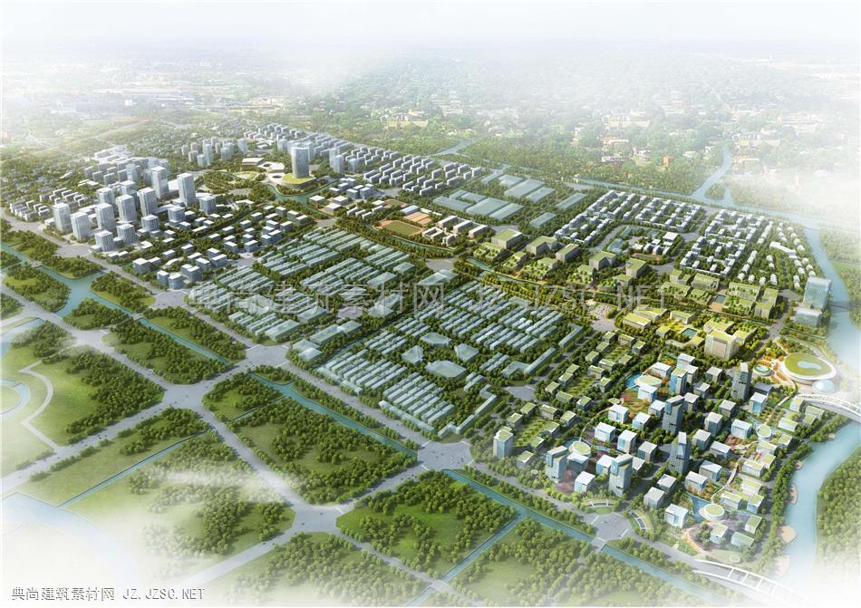 上海枫泾现代服务业集聚区概念规划设计