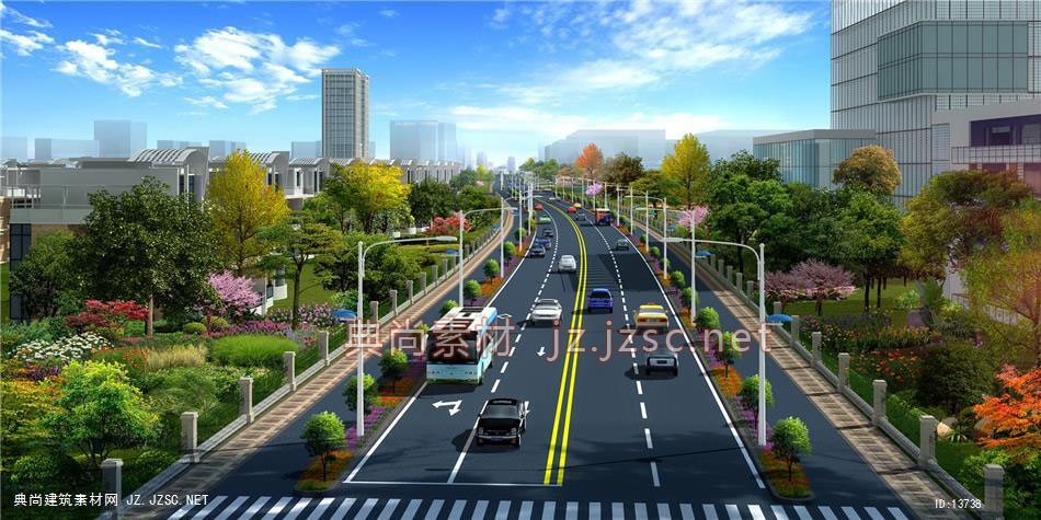 当前位置 全部素材 市政道路桥梁 道路照片效果图 道路景观效果图